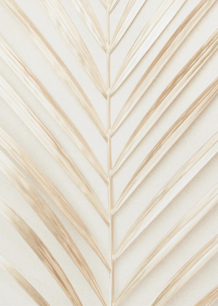 Hoja de palma dorada | Impresiones en Lienzo