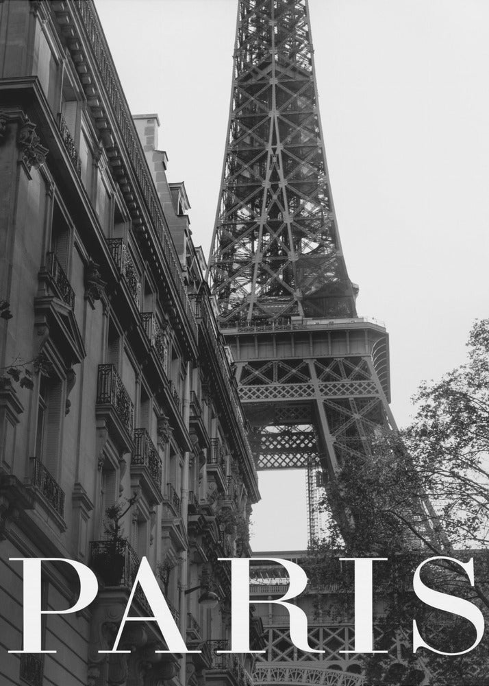 Paris Tekst 1 | Lærredsbilleder
