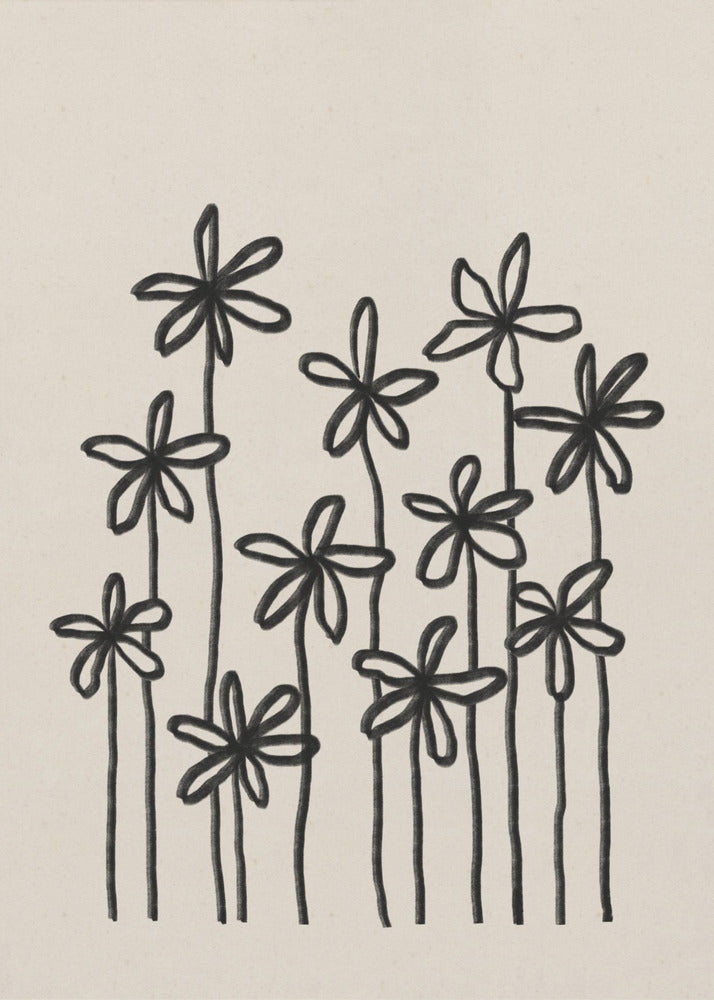 Un champ de fleurs | Tableaux sur Toile