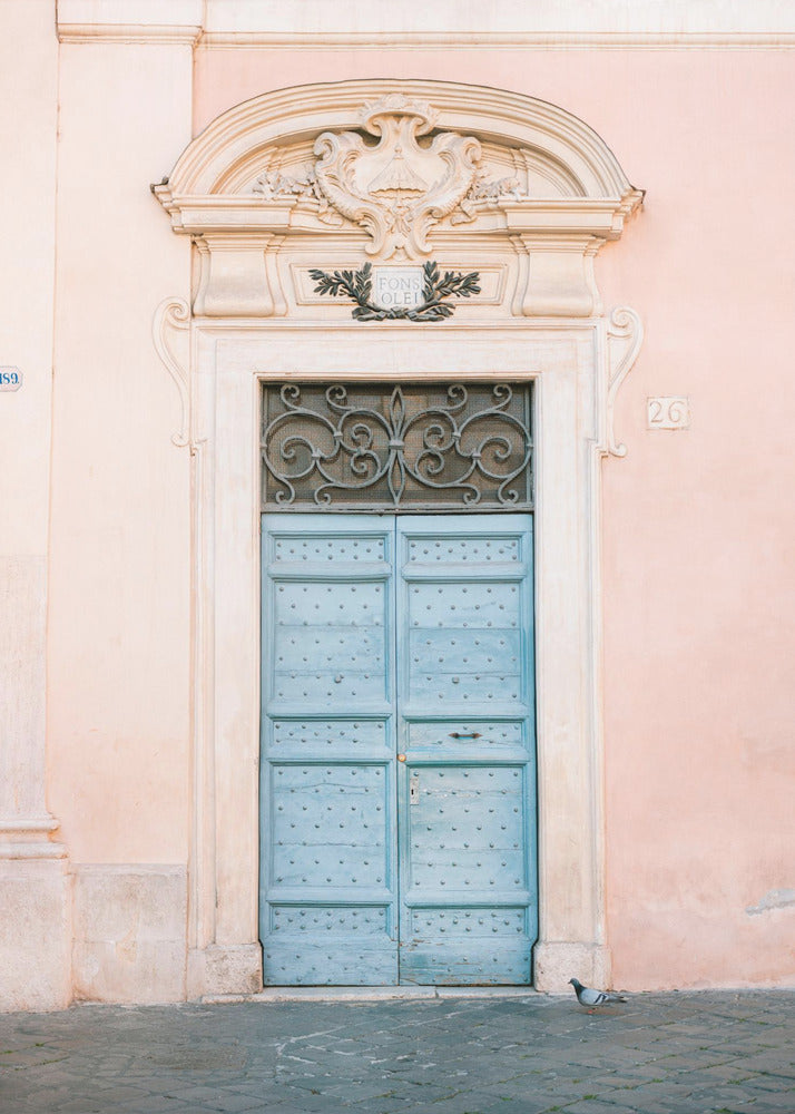 Trastevere pastello - Fotografia di viaggio a Roma, Italia | Stampe su Tela