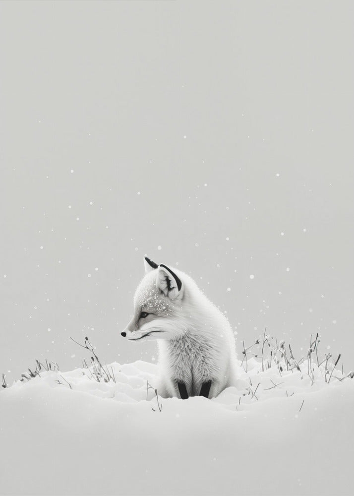 Winter Fox's Gaze | Poster