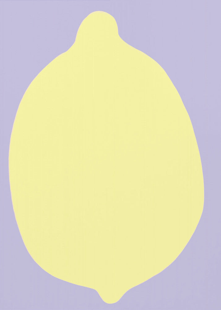 Citron på lavendel | Plakater - Kunsttryk