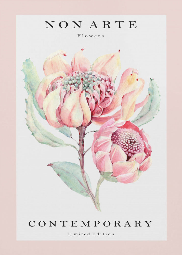 Non Arte rose flower | Stampe su Tela