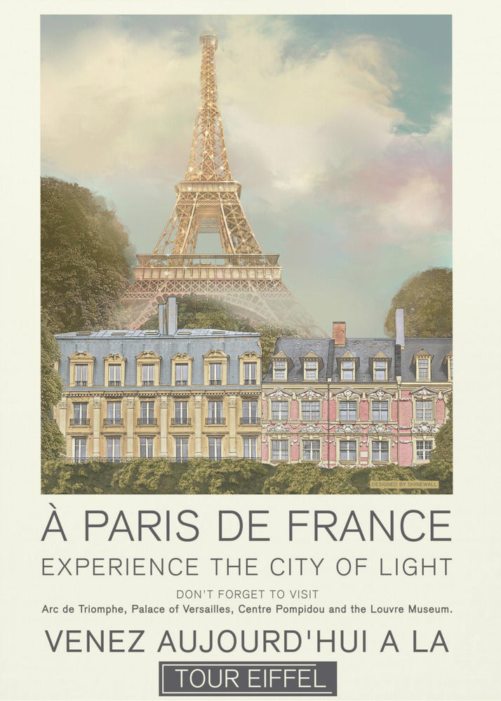Pariisin retroprintti | Canvastaulut