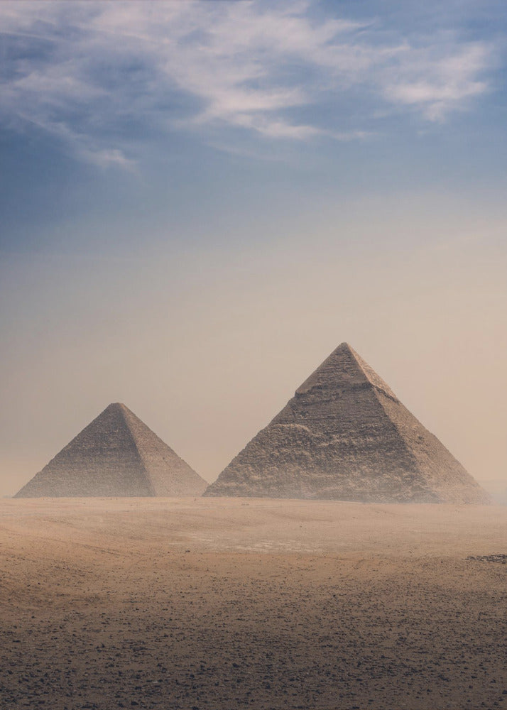 Große Pyramiden von Gizeh, Kairo, Ägypten | Leinwand-Bilder