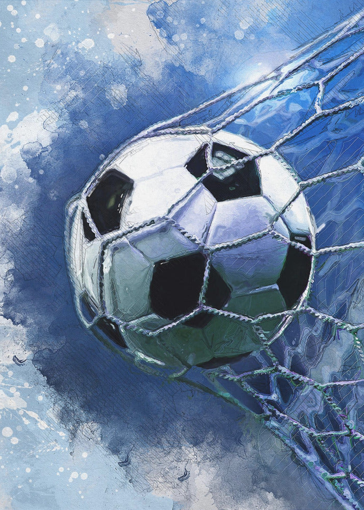 Football 3 art sportif | Tableaux sur Toile