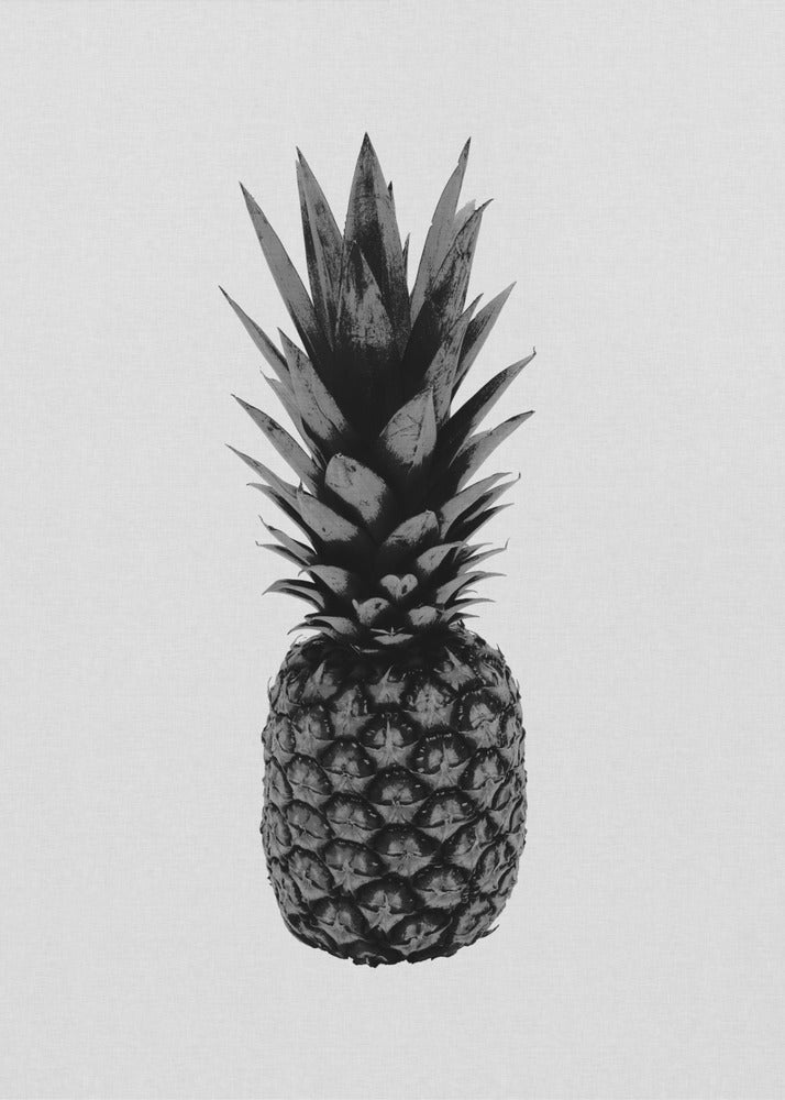 Ananas Bianco e Nero | Poster - Stampe d’Arte