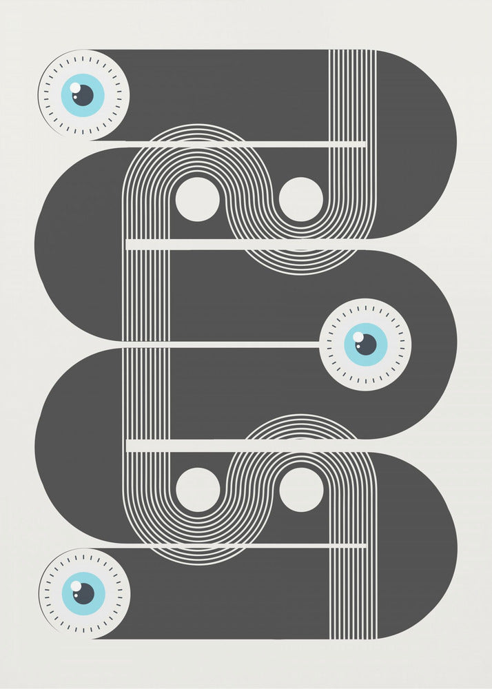 Geometrical Evil Eyes | Poster