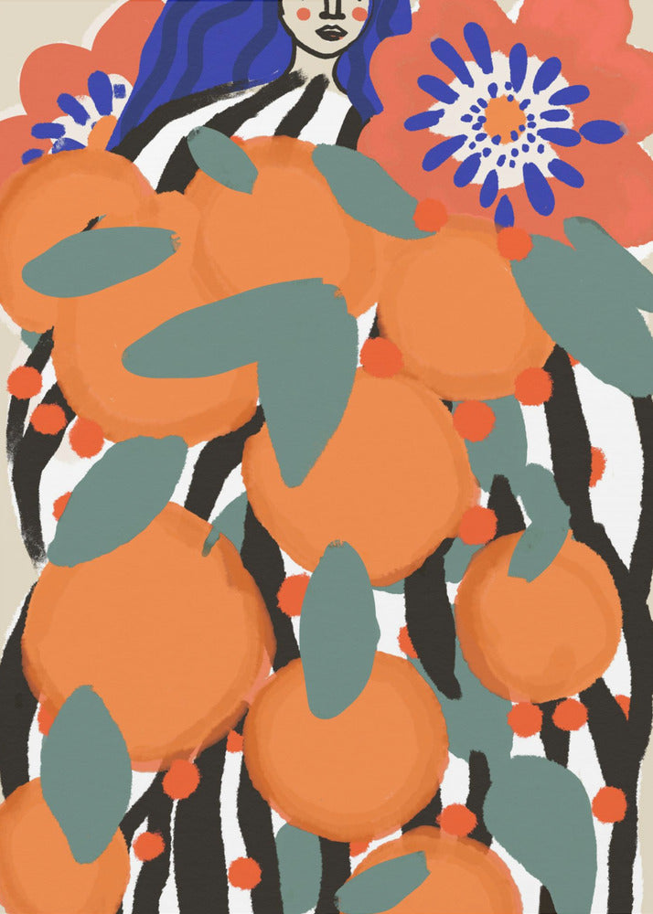 Princesse des fruits | Posters - Affiche Artistique