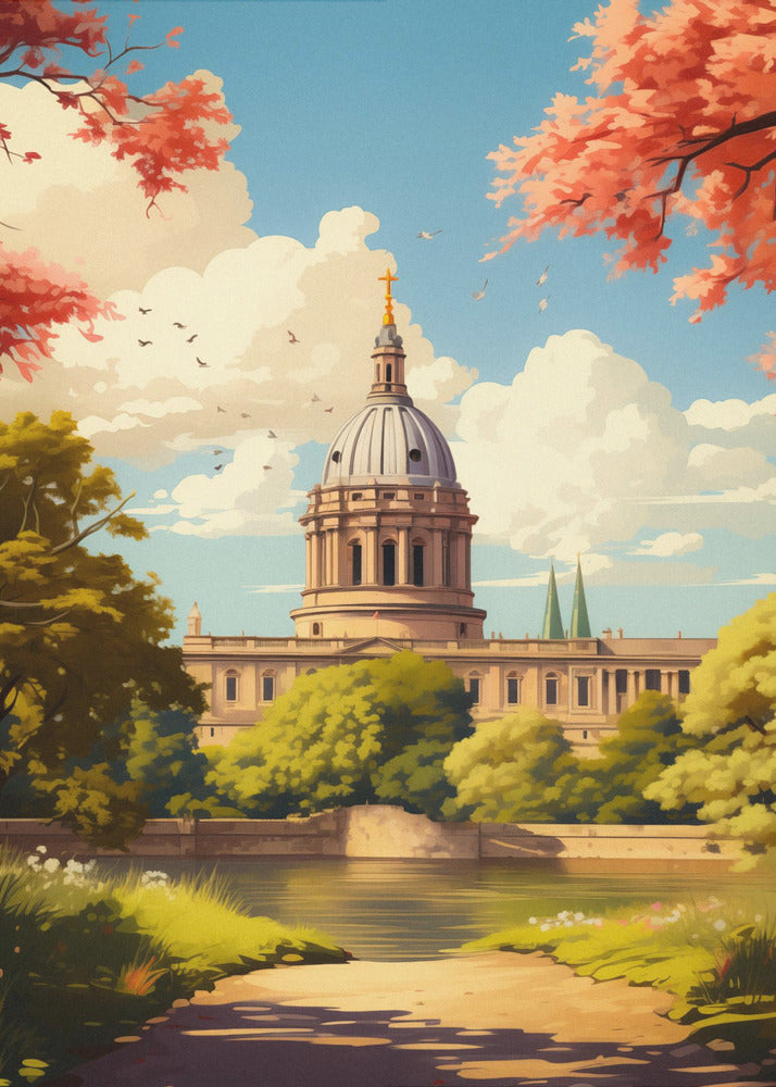 Arte di viaggio di Oxford | Stampe su Tela