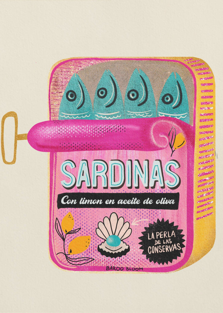 Lata de sardinas Impresiones en Lienzo
