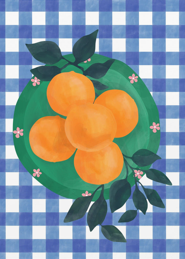Rutig Citrusberlock | Poster