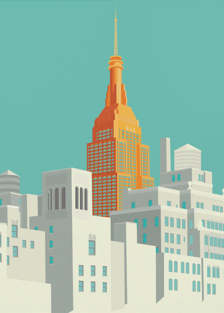 Vista di New York dalla Highline | Stampe su Tela