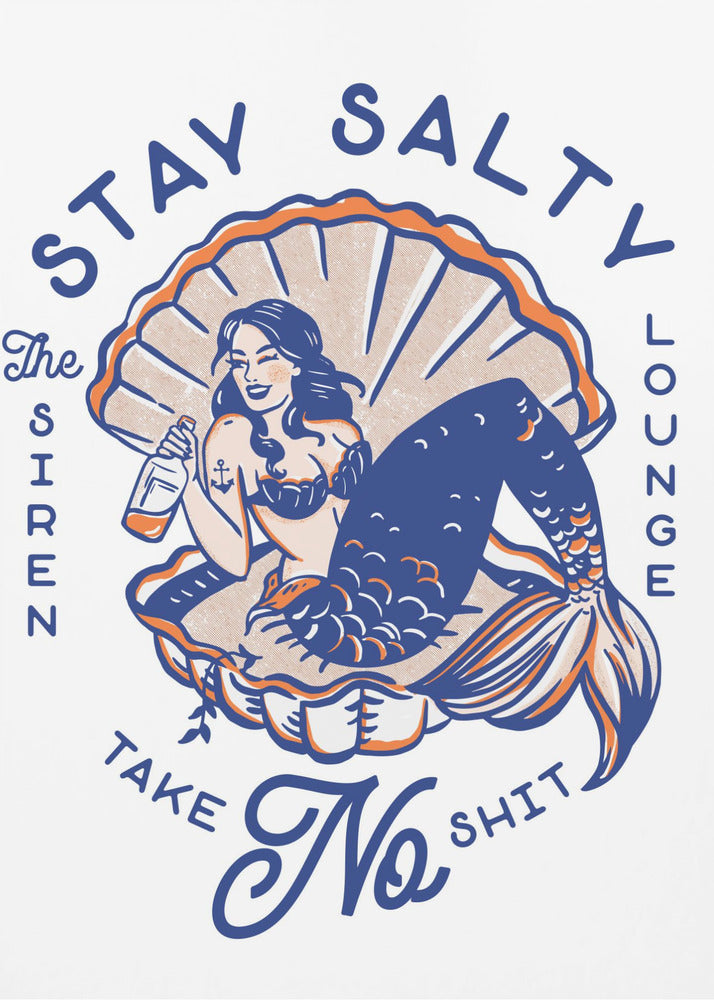 Stay Salty Siren Lounge Pin-Up Havfrue | Lerretsbilder
