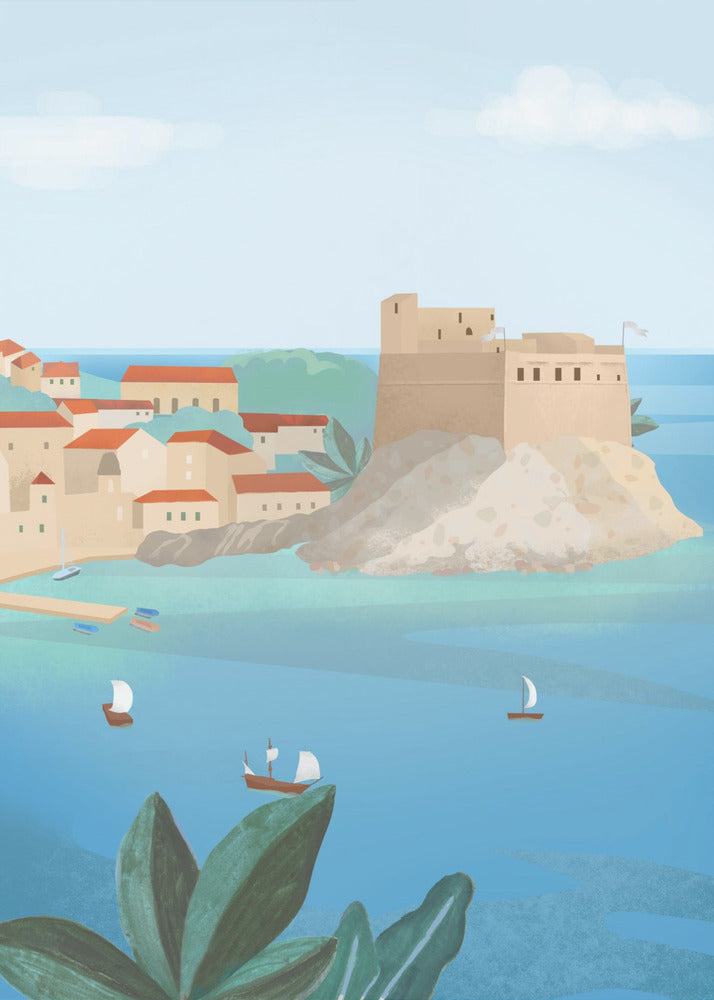 Dubrovnik-fæstningen | Lærredsbilleder