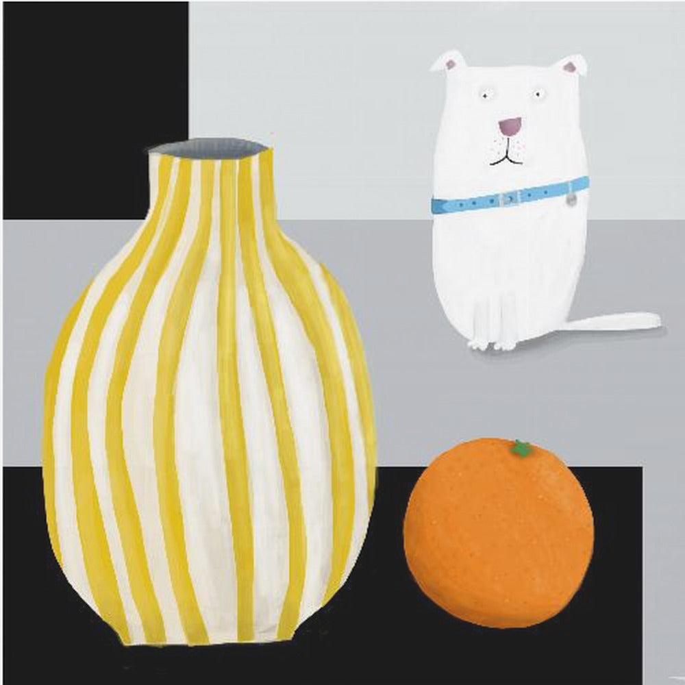 Dal 324a Dog Orange 30x37 | Poster