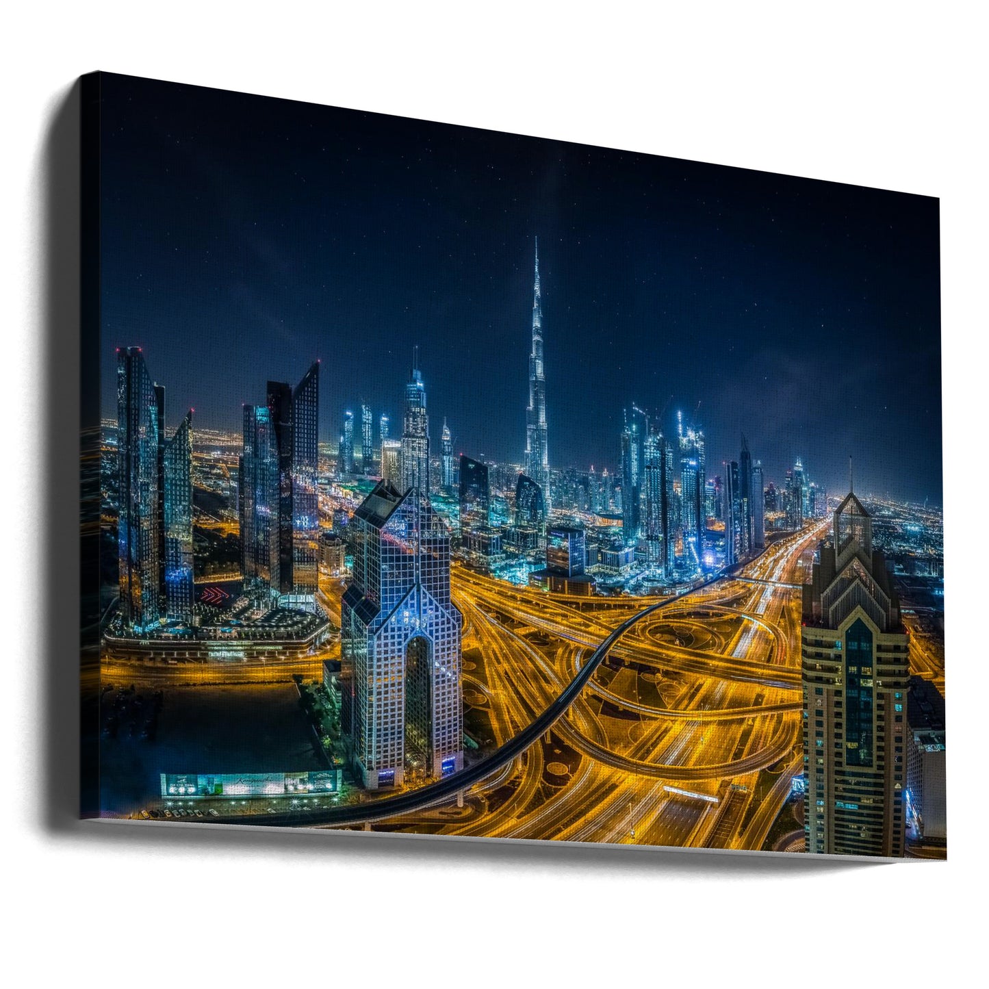 Ville bleue | Tableaux sur Toile