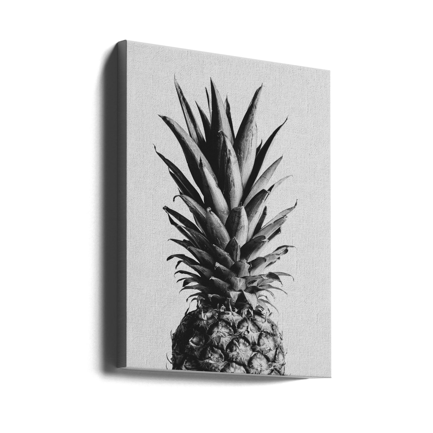 Pineapple Black &amp; White 02 | Canvas