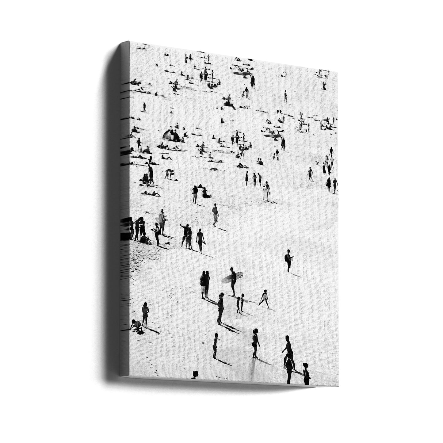 Sylwetki na plaży | Wydruki na łótnie