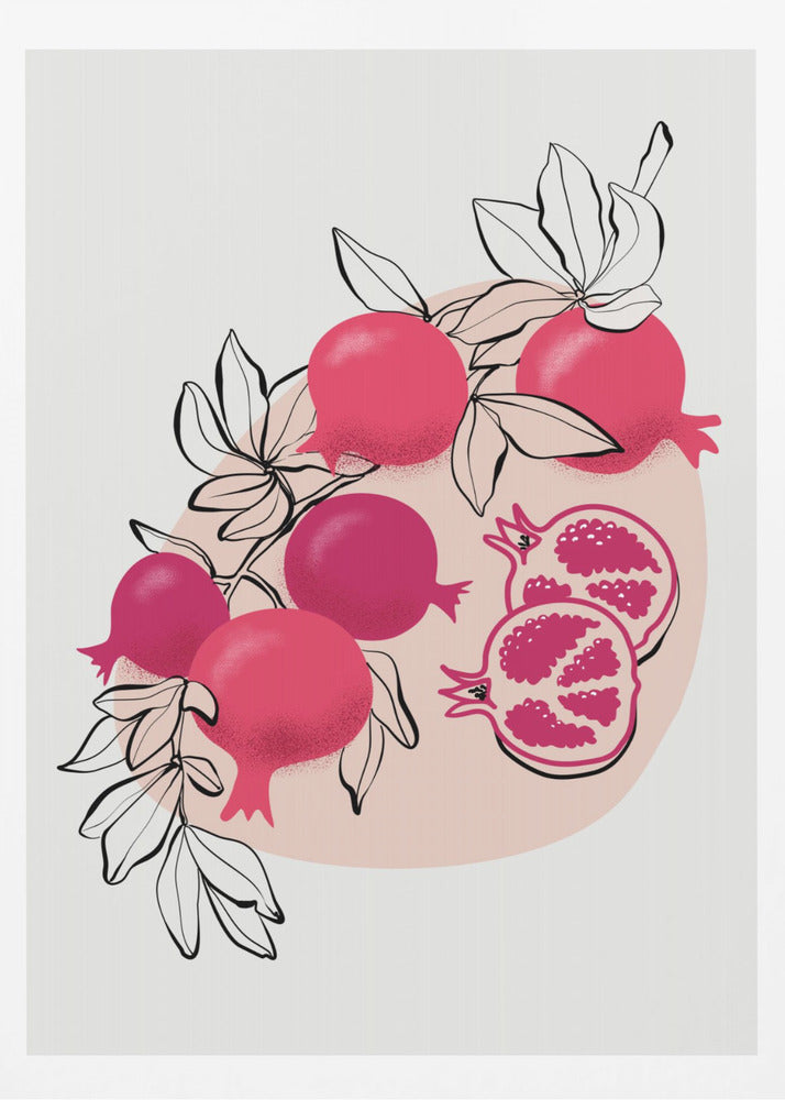 Fathia pomegranates | Poster