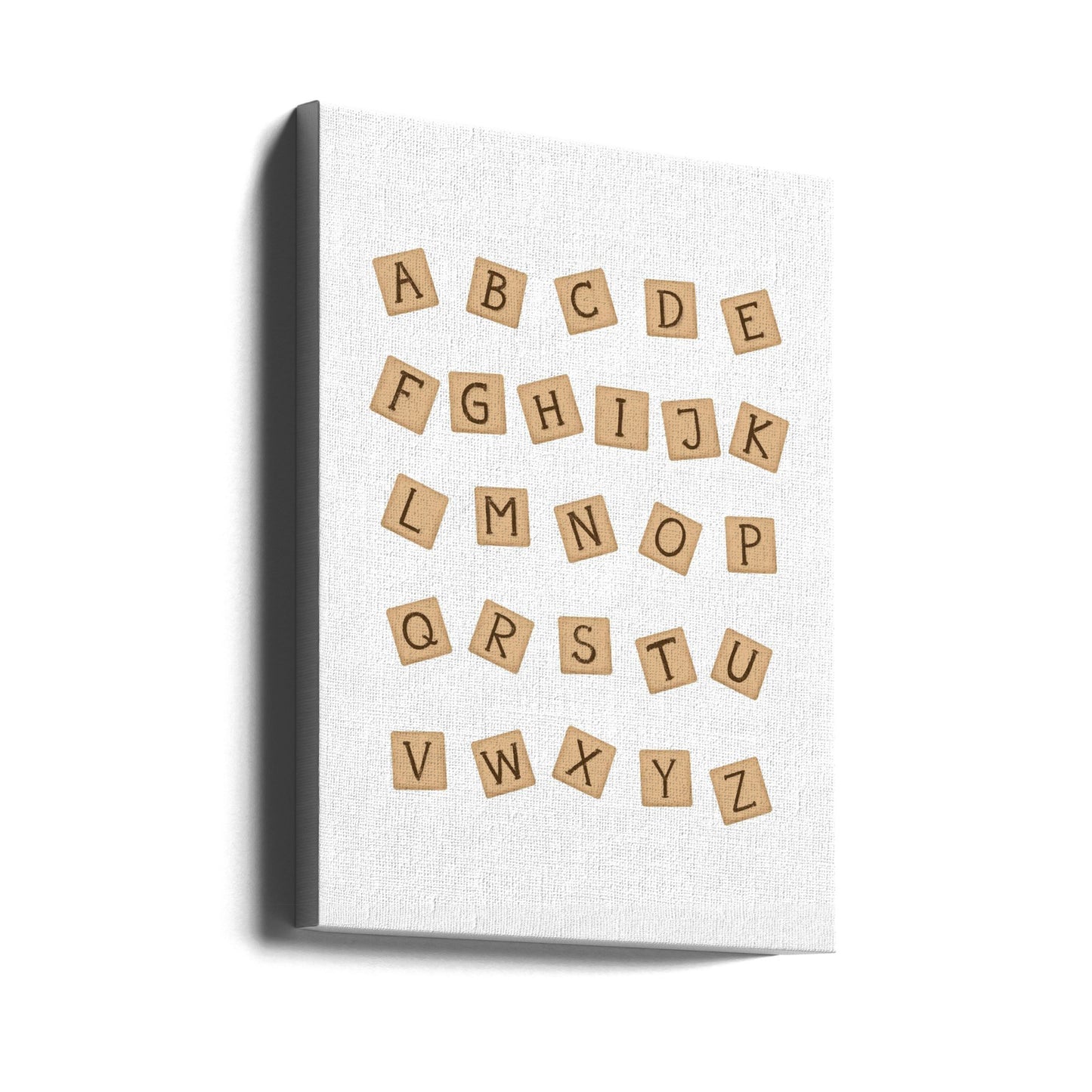 Träklossar ABC | Canvas