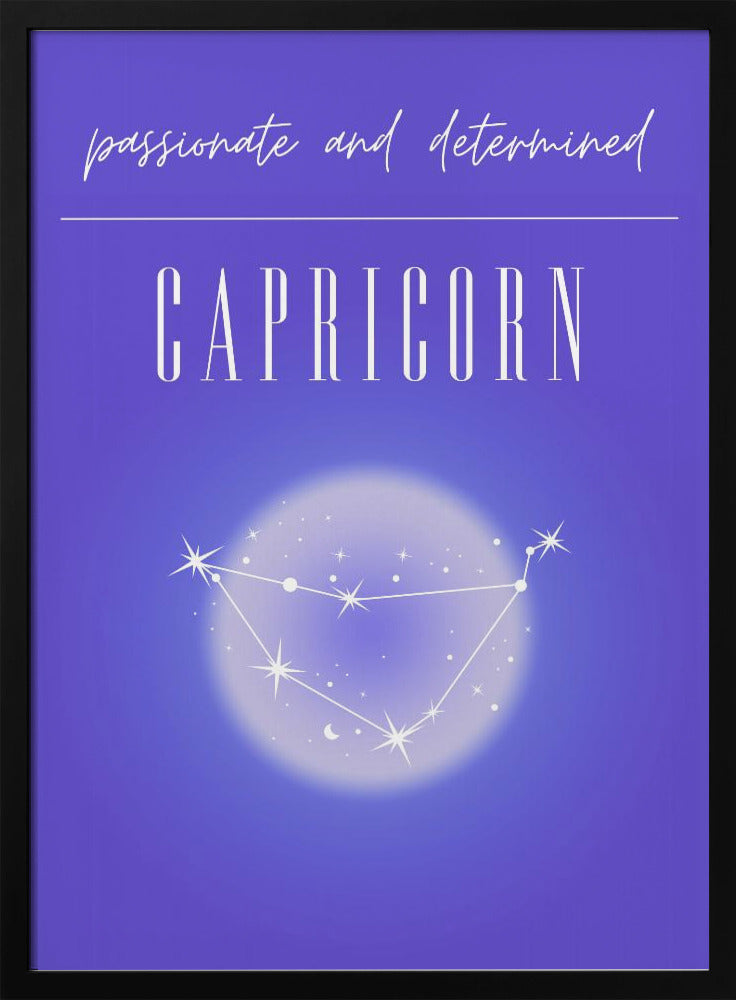 Capricorn Zodiac Print Art | Poster