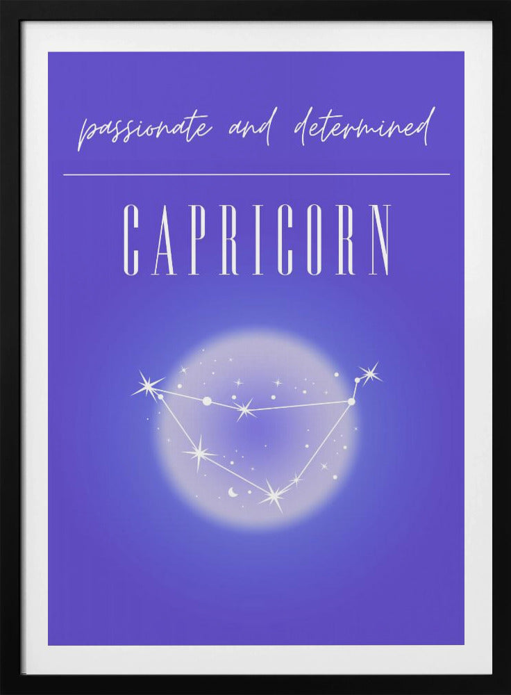Capricorn Zodiac Print Art | Poster