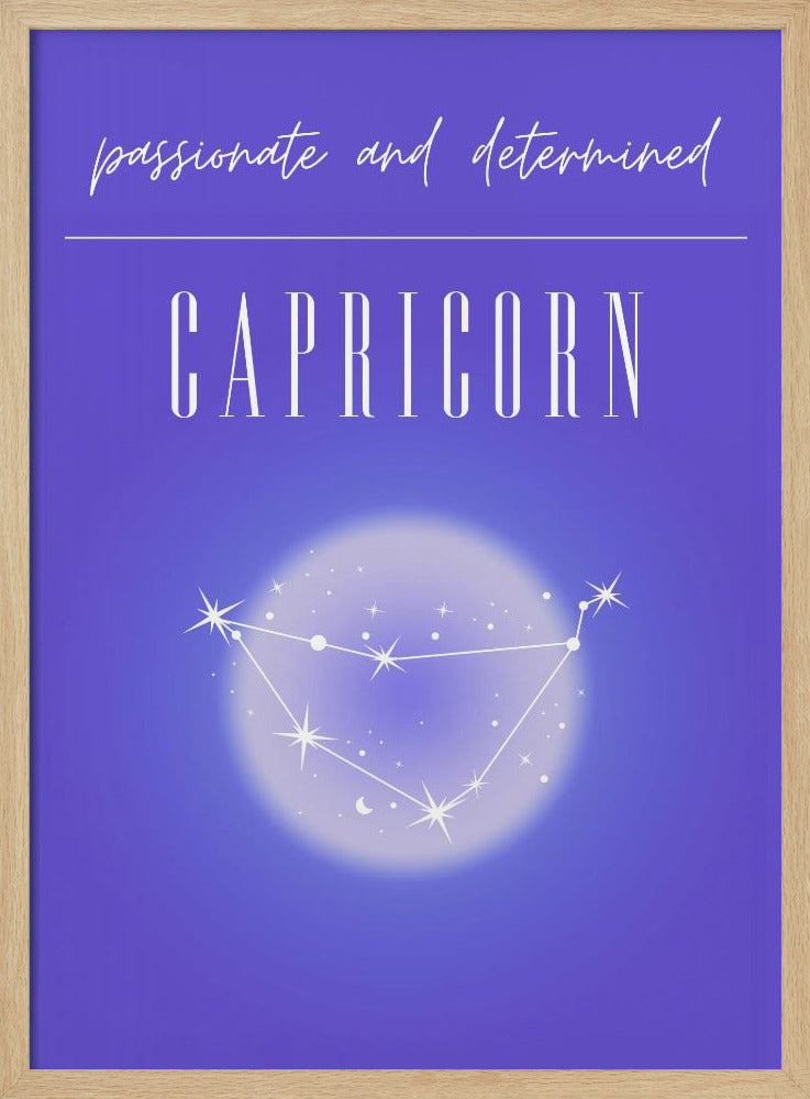 Capricorn Zodiac Print Art | Poster