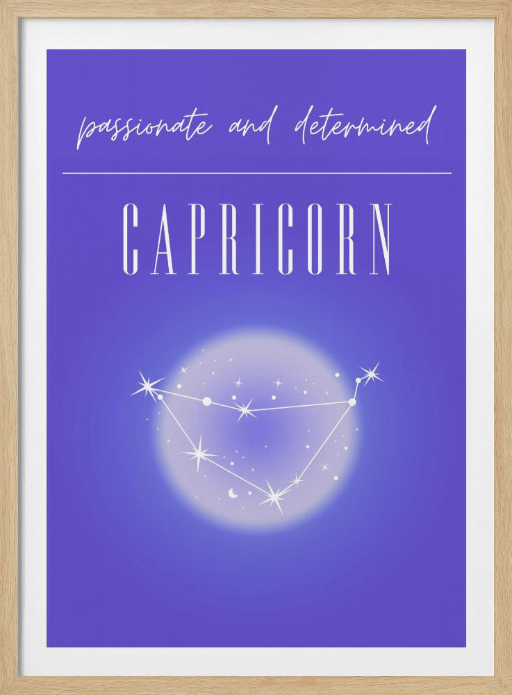 Capricorn Zodiac Print Art | Poster