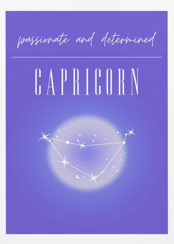 Capricorn Zodiac Print Art | Poster