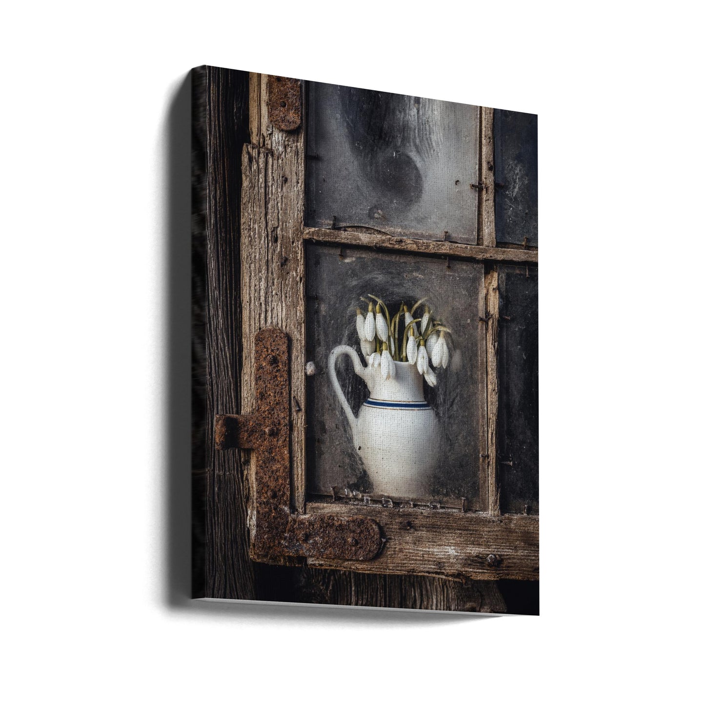 Vårblommor i fönstret | Canvas