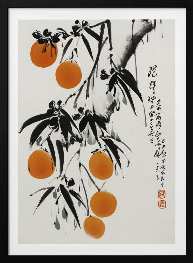 Japanske appelsiner | Plakater - Kunsttrykk