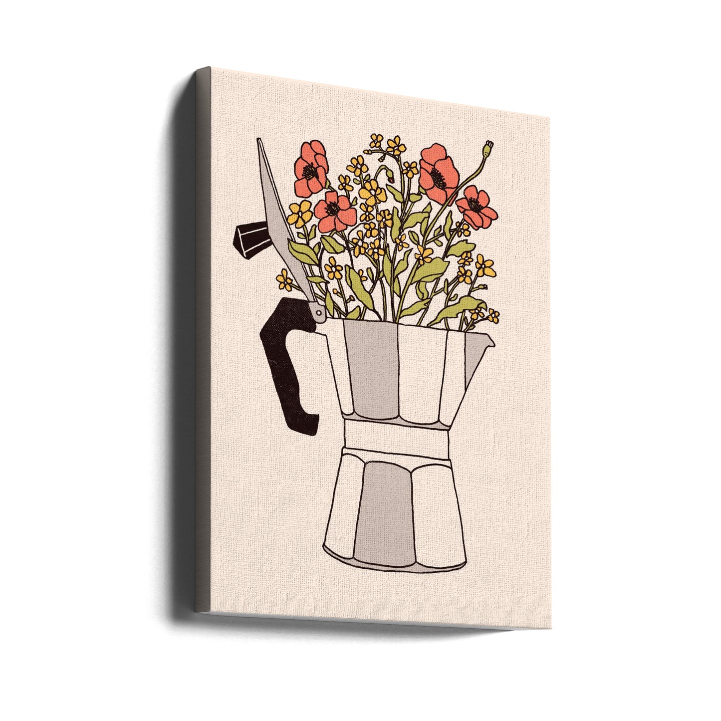 Moka Blomster | Lærredsbilleder