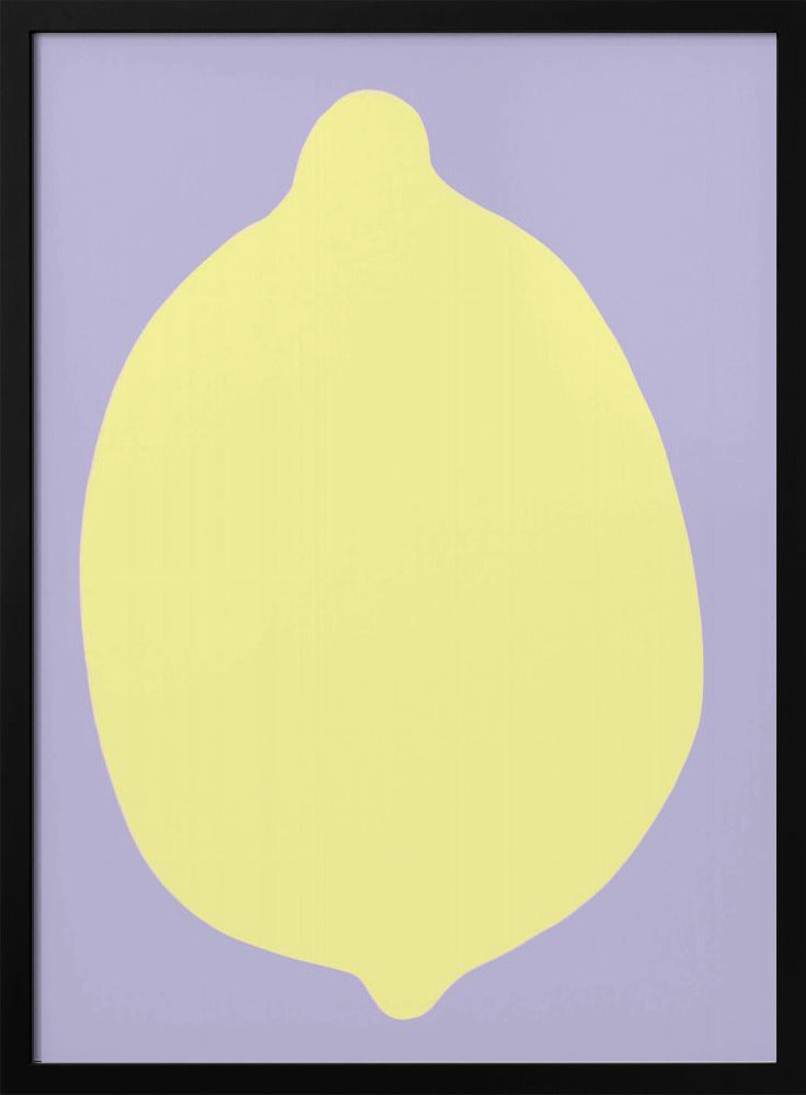 Citron sur lavande | Posters - Affiche Artistique
