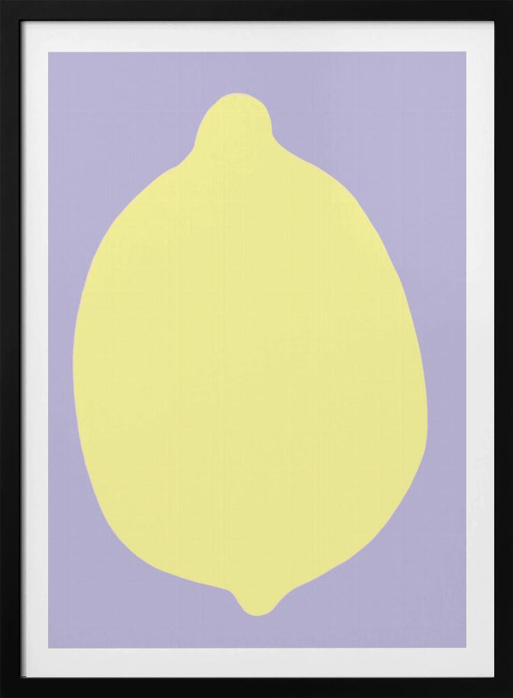 Citron sur lavande | Posters - Affiche Artistique