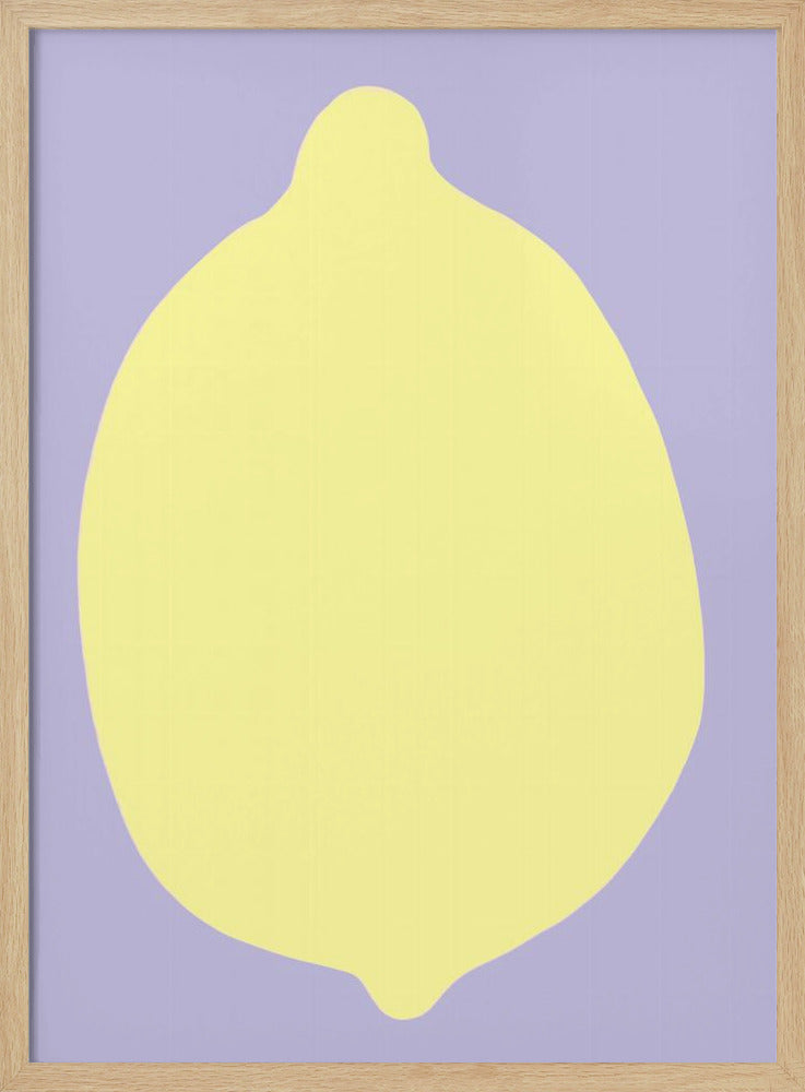 Citron sur lavande | Posters - Affiche Artistique