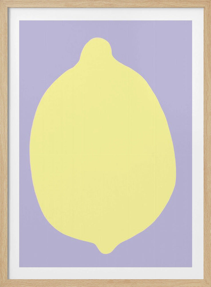 Citron sur lavande | Posters - Affiche Artistique