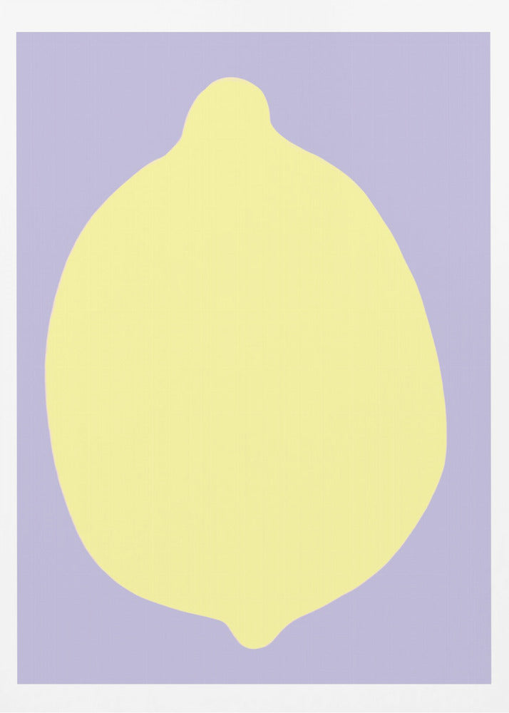 Citron sur lavande | Posters - Affiche Artistique