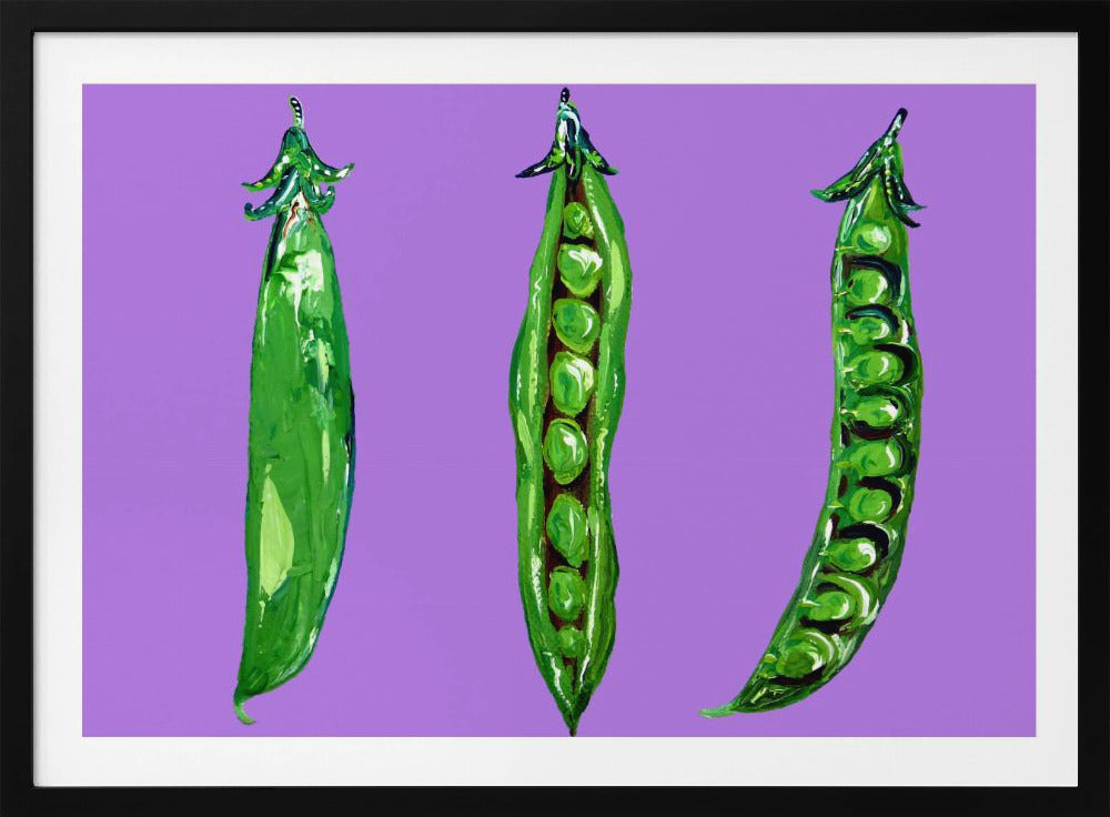 Erbsen in einer Schote | Poster - Kunstdruck