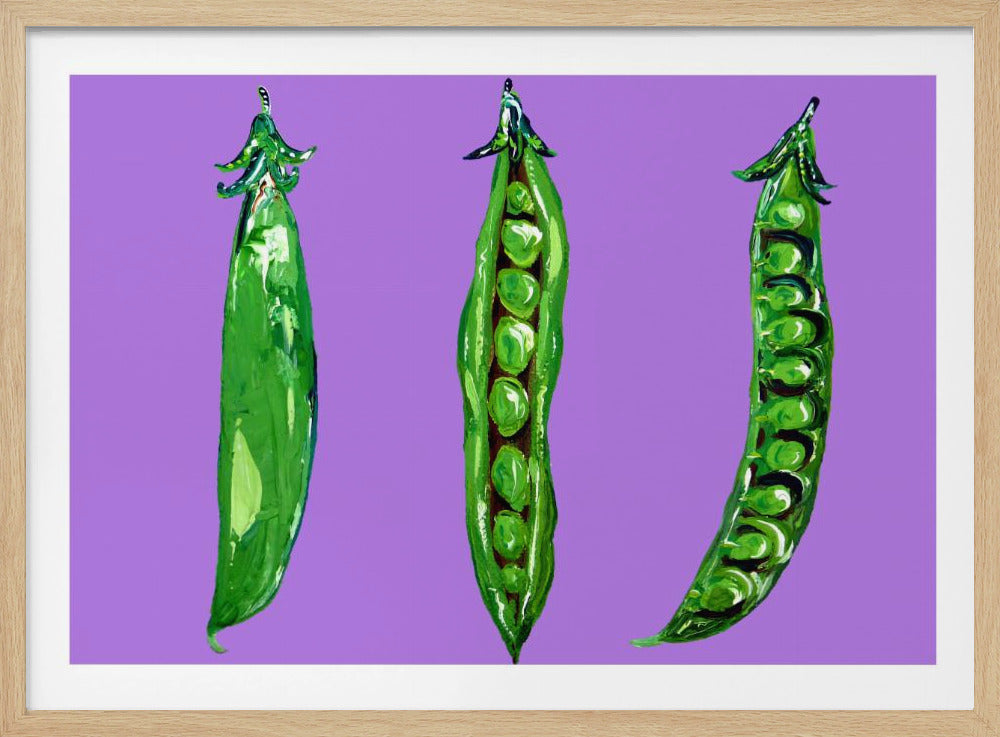 Erbsen in einer Schote | Poster - Kunstdruck