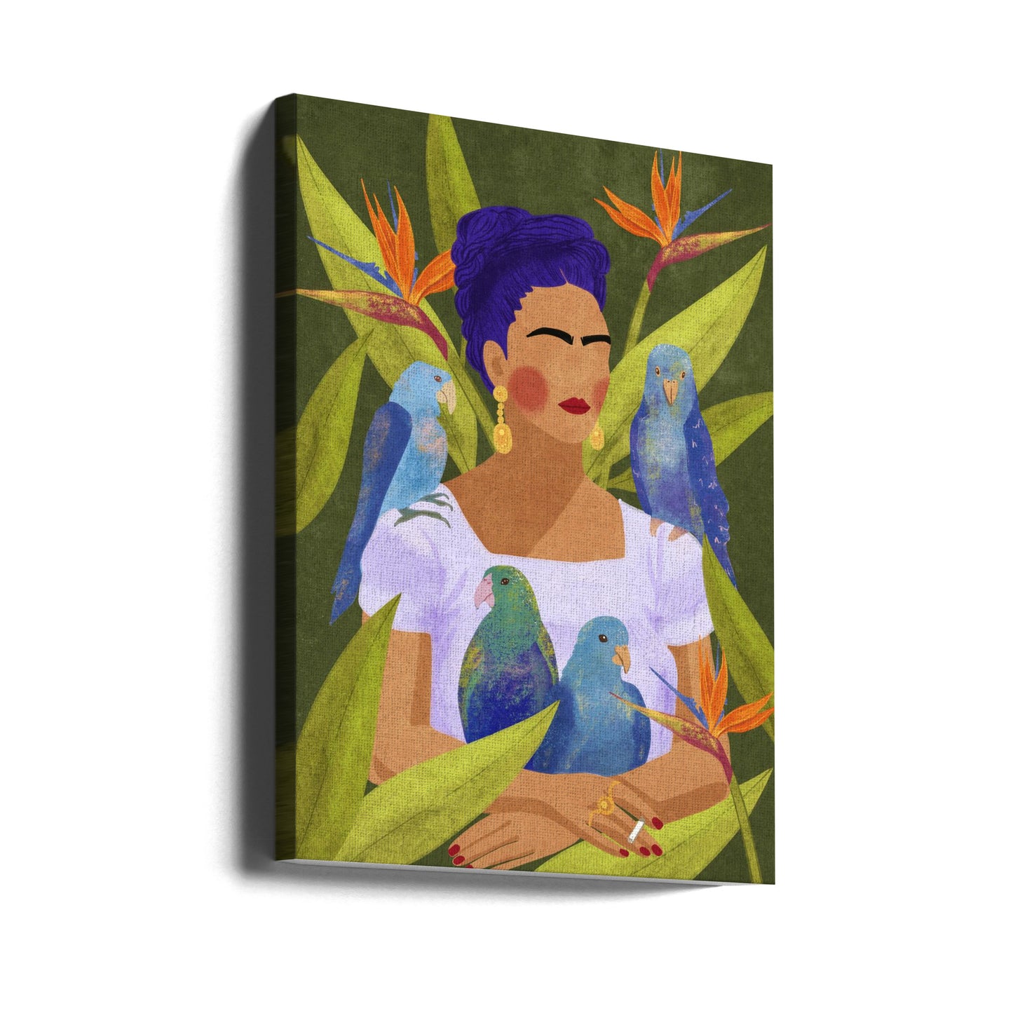 Frida och fåglar | Canvas