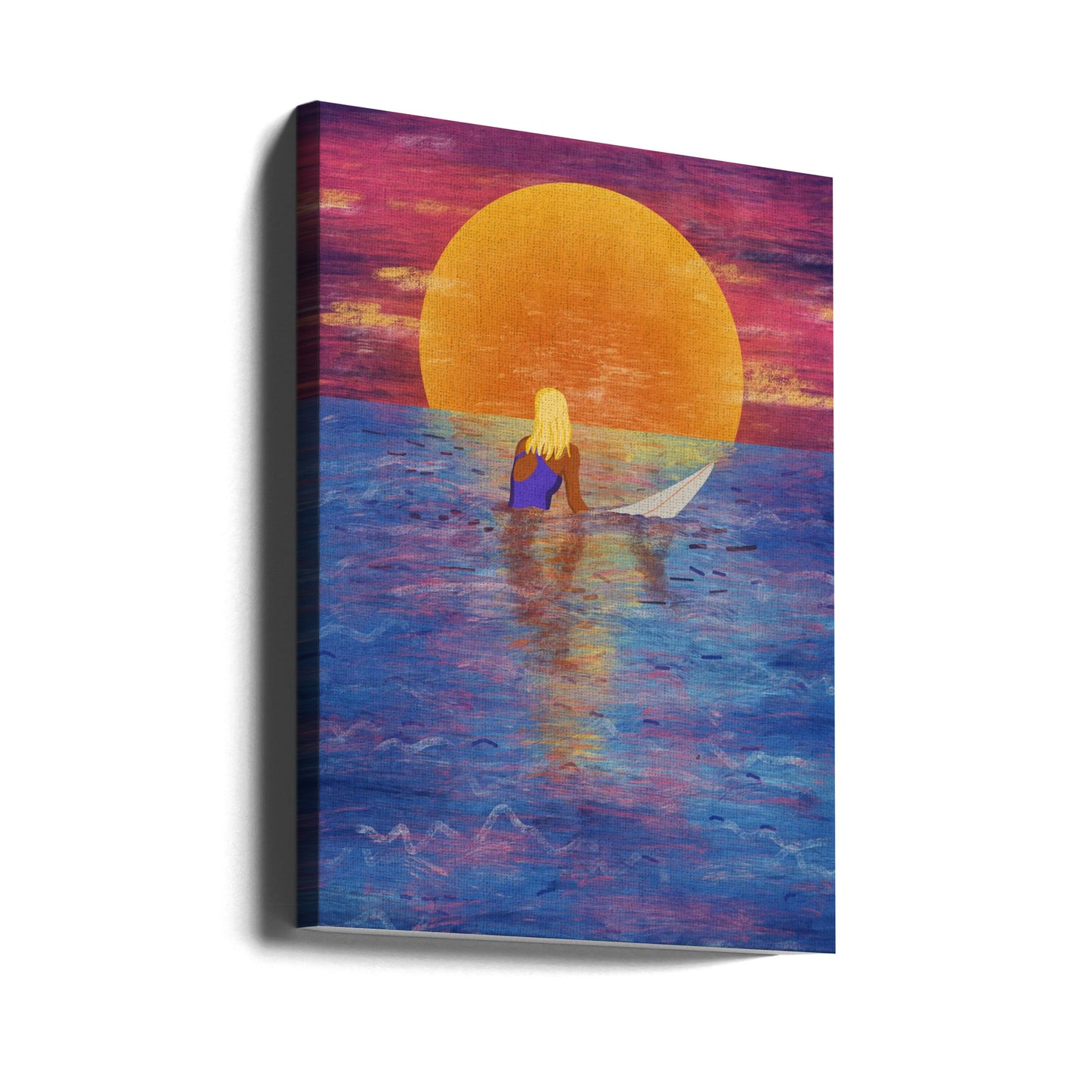 Surferpige | Lærredsbilleder