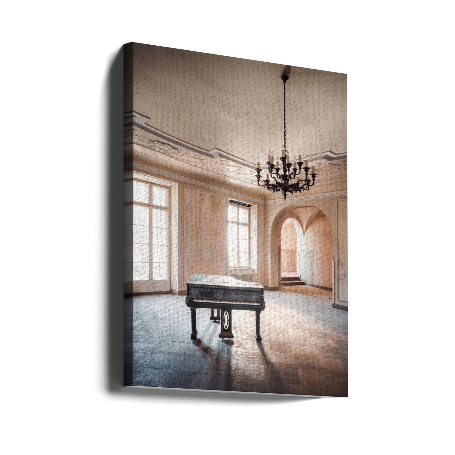 Piano i ett övergivet slott | Canvas