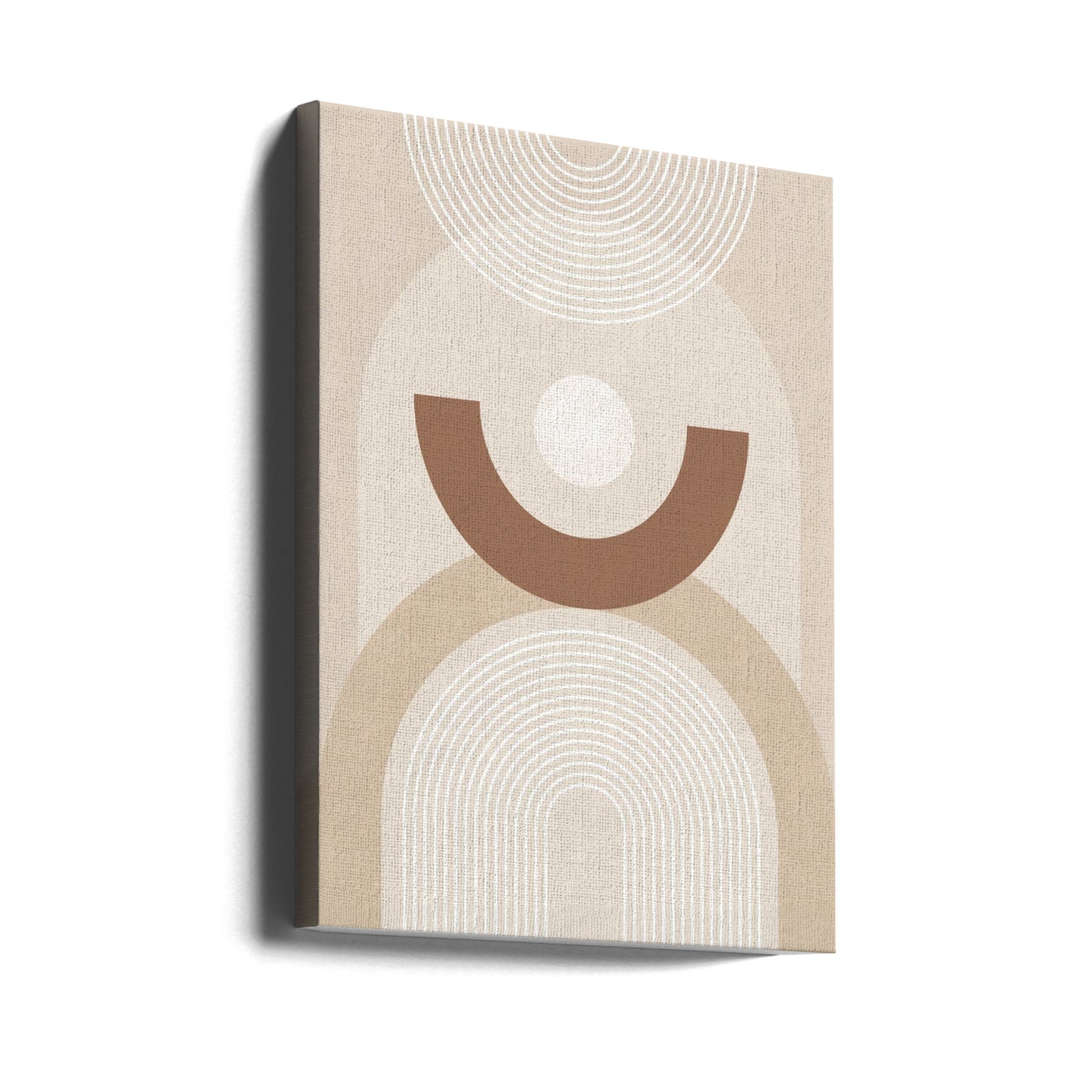 Beige Mid-Century Poster | Canvas