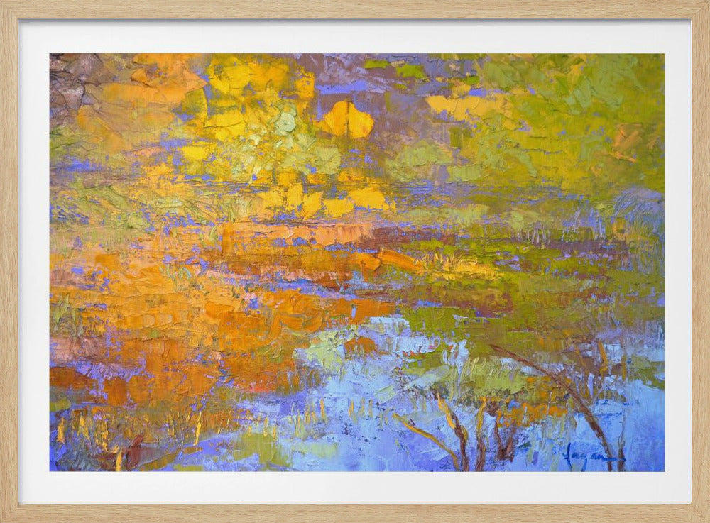 Gyllene reflektion | Poster