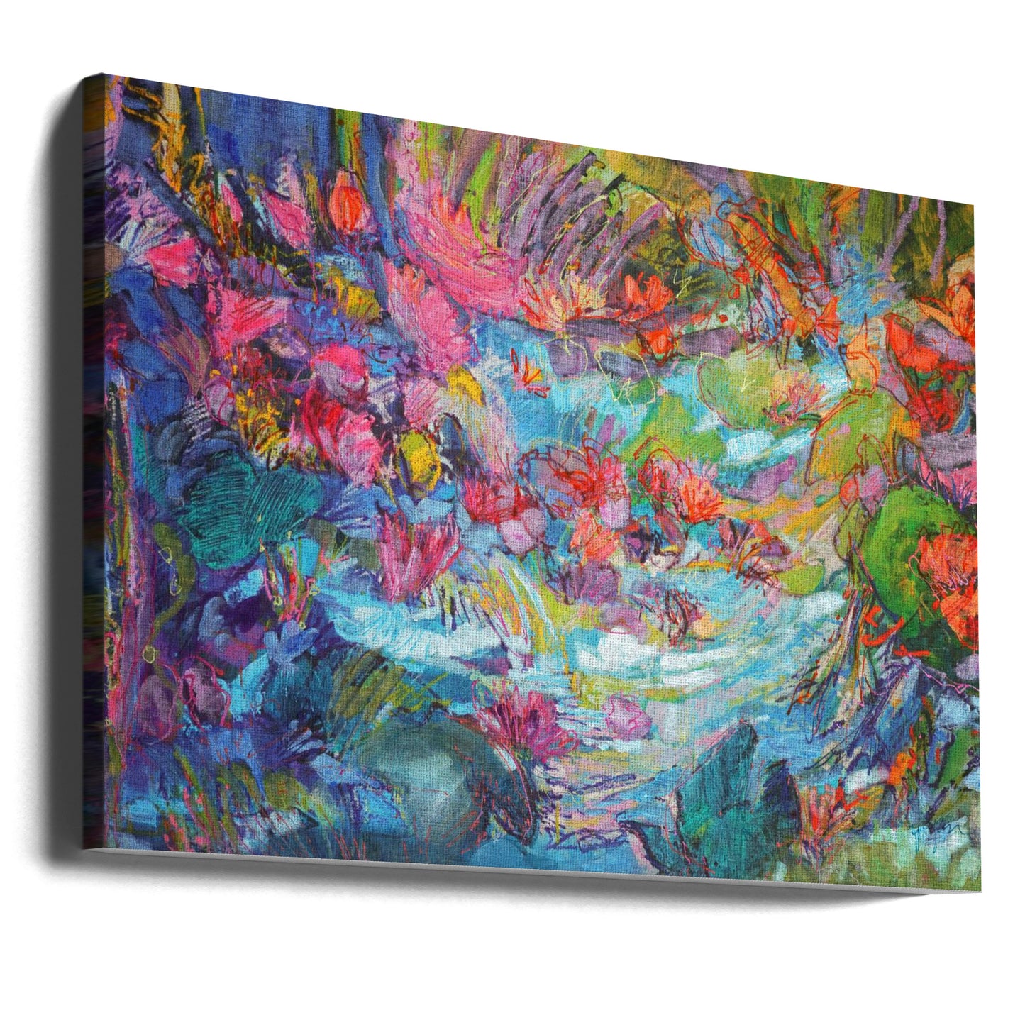 Vibrant Garden Flow | Canvas