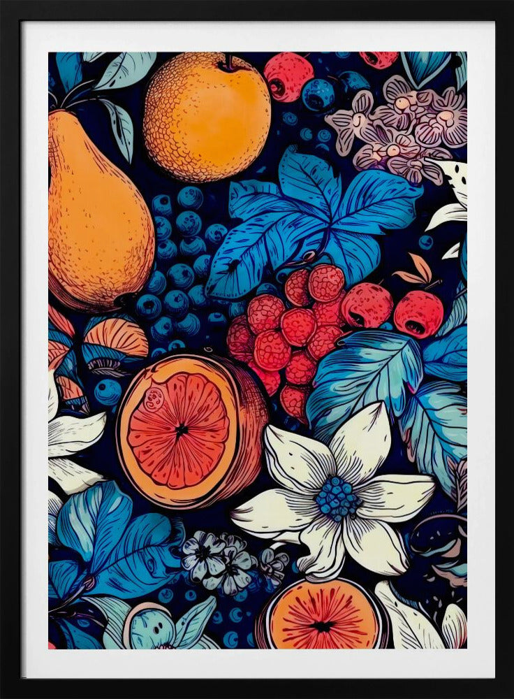 Blomster og frugter 6 | Plakater - Kunsttryk