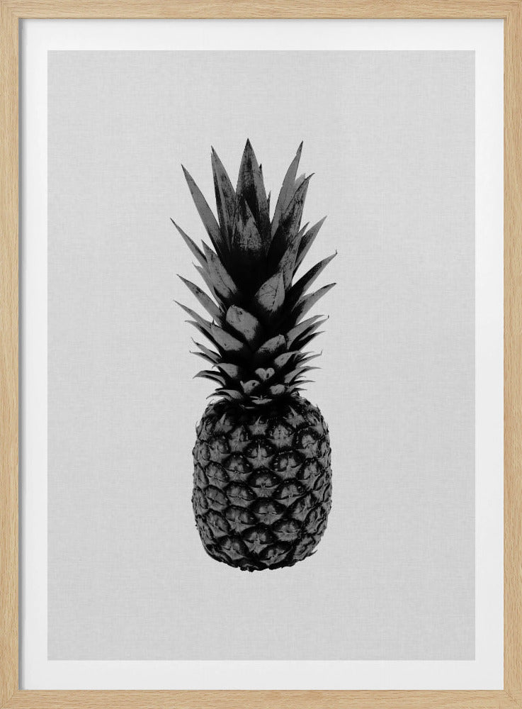 Ananas Bianco e Nero | Poster - Stampe d’Arte