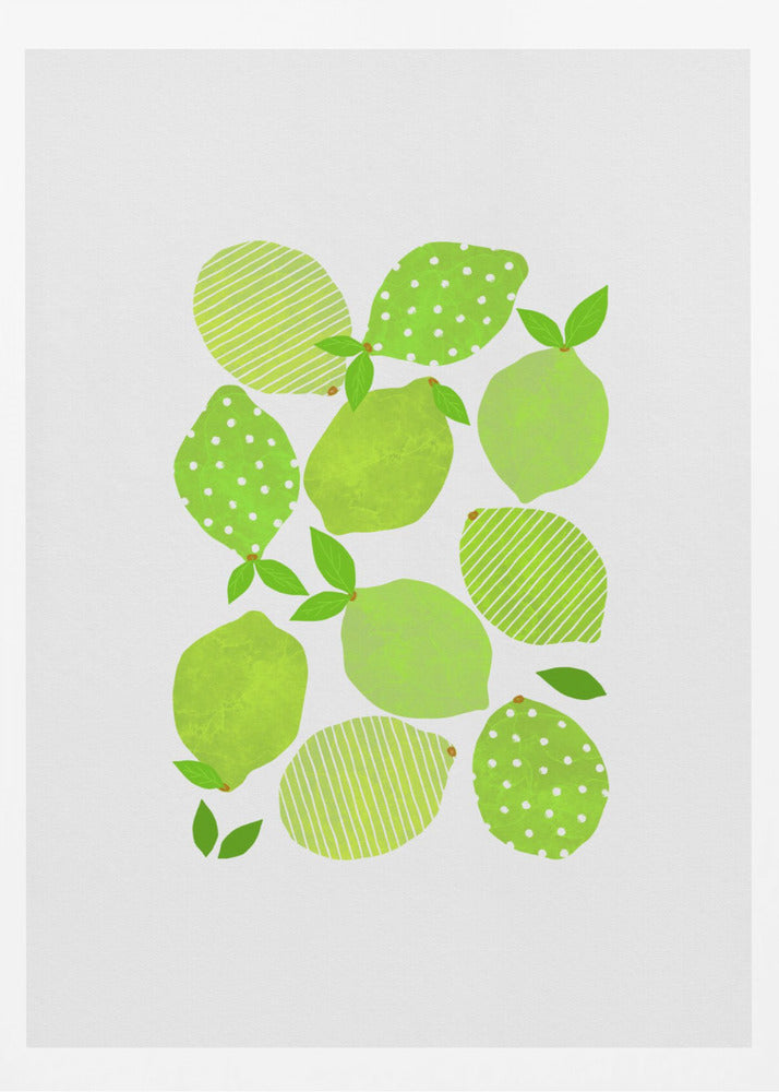 Lime Crowd | Plakater - Kunsttryk