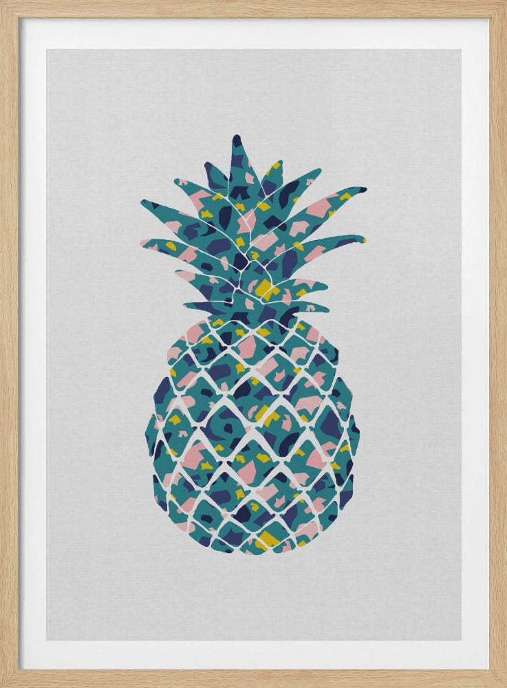 Ananas verde acqua | Poster - Stampe d’Arte